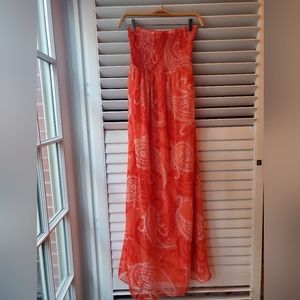 Women Lady Boho Sleeveless Floral Long Maxi Summer Beach Dress Sundress